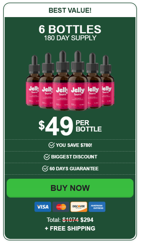 jellyburn 6 bottles price